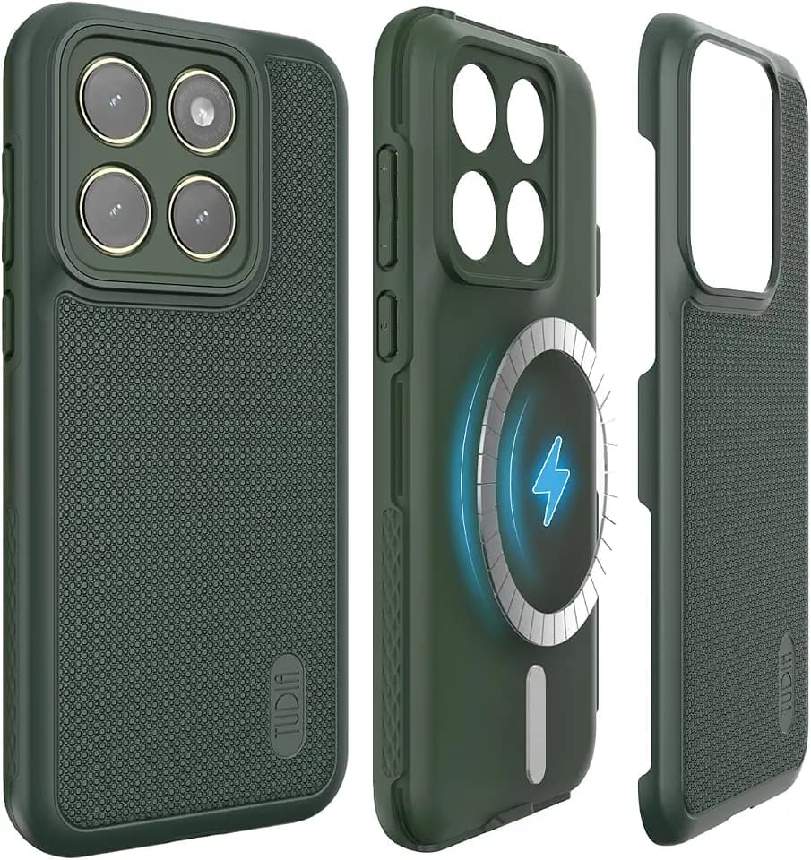 TUDIA Merge Grip Magsafe Compatible for Motorola Edge 2026 Case - Green