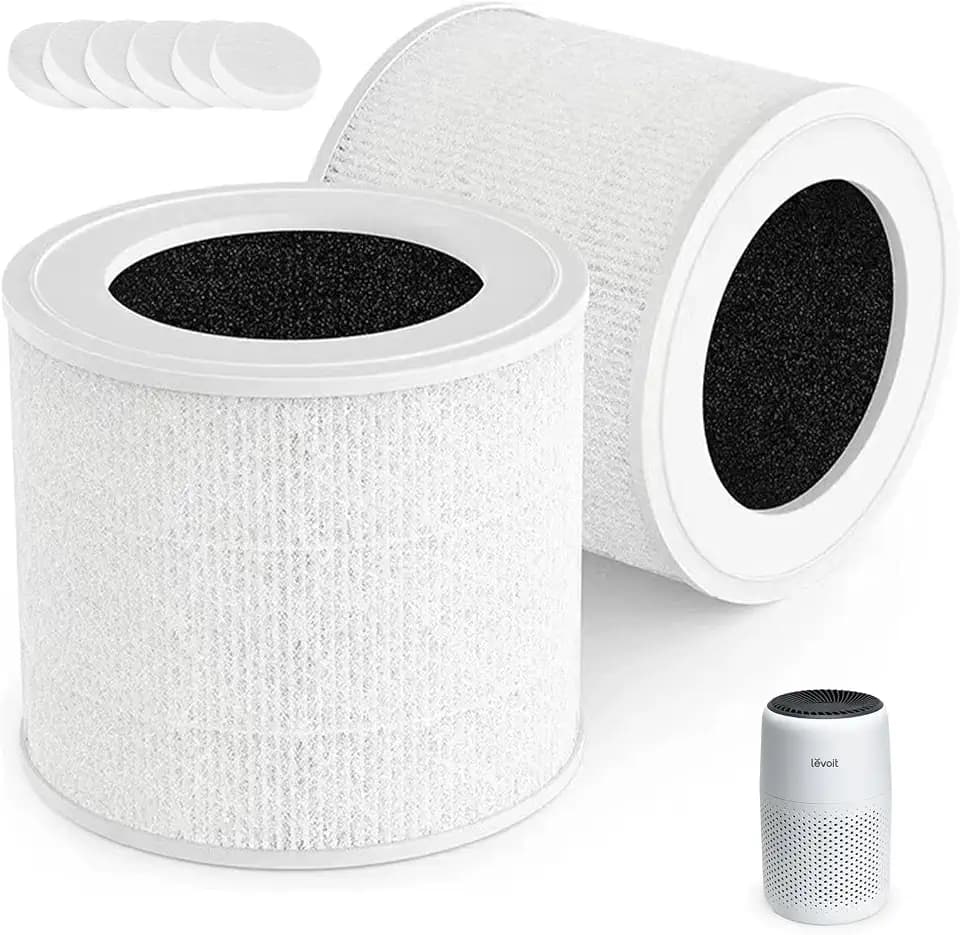 Filter für LEVOIT Core Mini Luftreiniger, 3-in-1 HEPA Filter