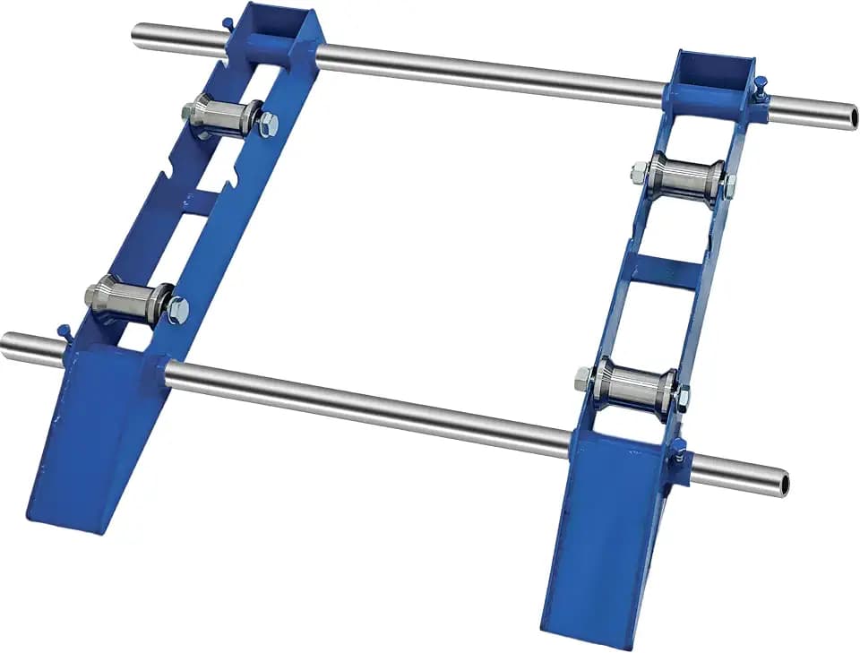 Heavy Duty Cable Roller Stand, Commercial Industrial Grade Steel Wire Dispenser，for Reels up to 47" Width, Cable Drum Roller for Cord Management, Load Capacity 2Ton