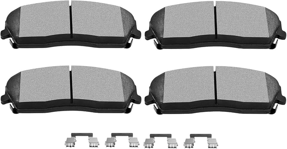 SCITOO D1056-7962 Disc Brake Pads Sets Front Ceramic Brake Pads w/Hardware
