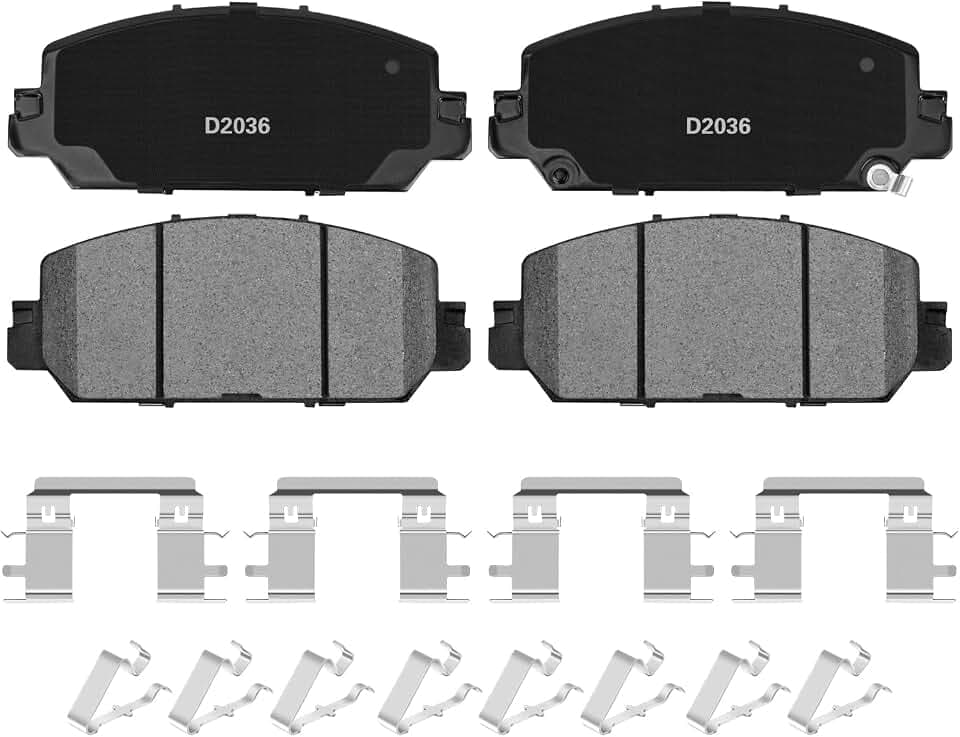 4-PCS Front Ceramic Brake Pads for Honda CR-V 2017-2021