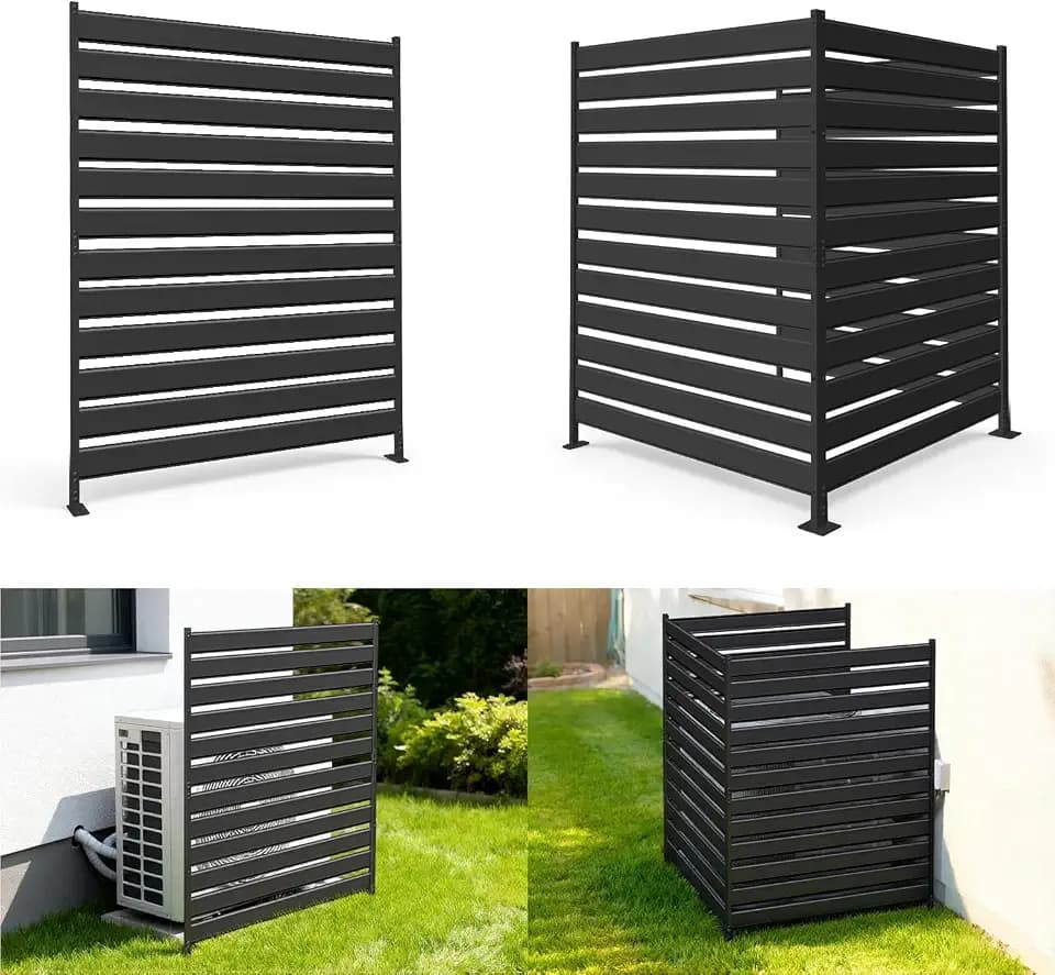 72" H×38" W（1 Panels） Privacy Fence Panels, AC Unit Fence