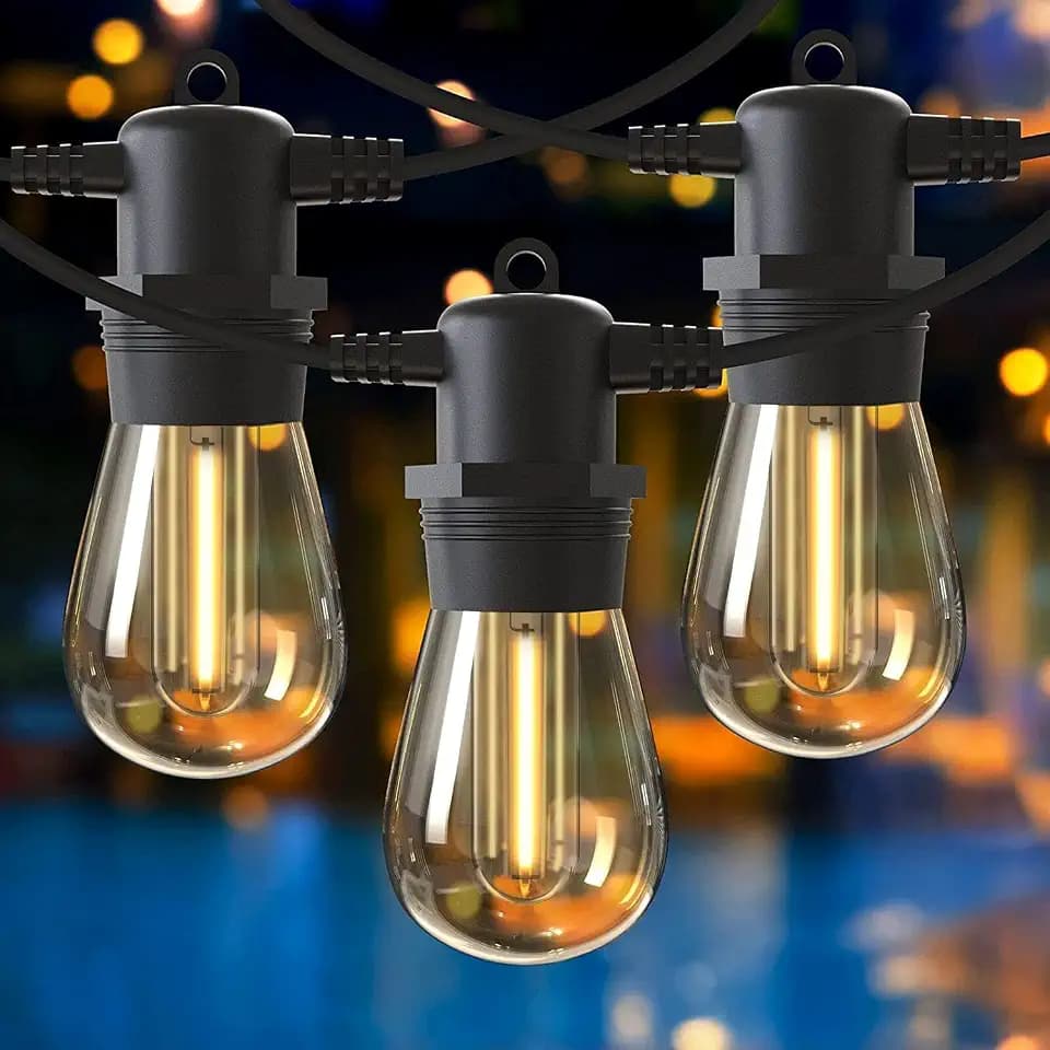 GlobaLink S14 LED Lichterkette Warmweiß 16M IP65 erweiterbar