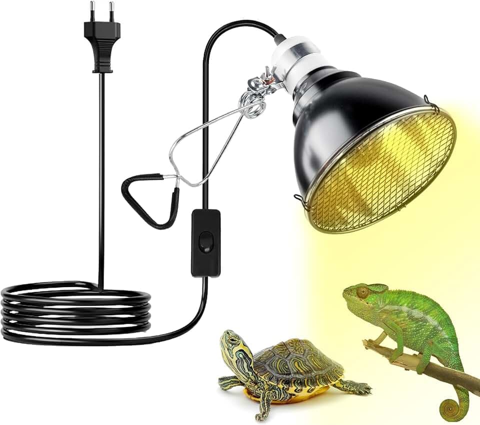 Wärmelampe Terrarium, 220-230V UVA/UVB Terrarium Lampe für Reptilien