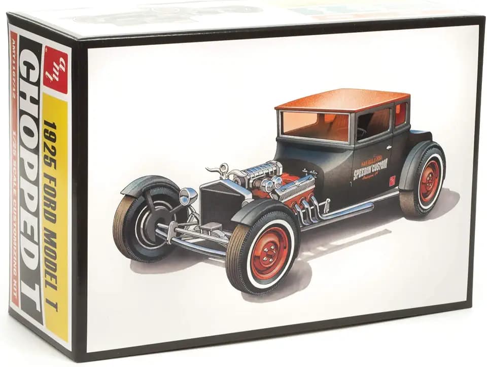 AMT Unknown 1925 Ford T Chopped 1:25 Scale Model Kit, Neutral (AMT1167)