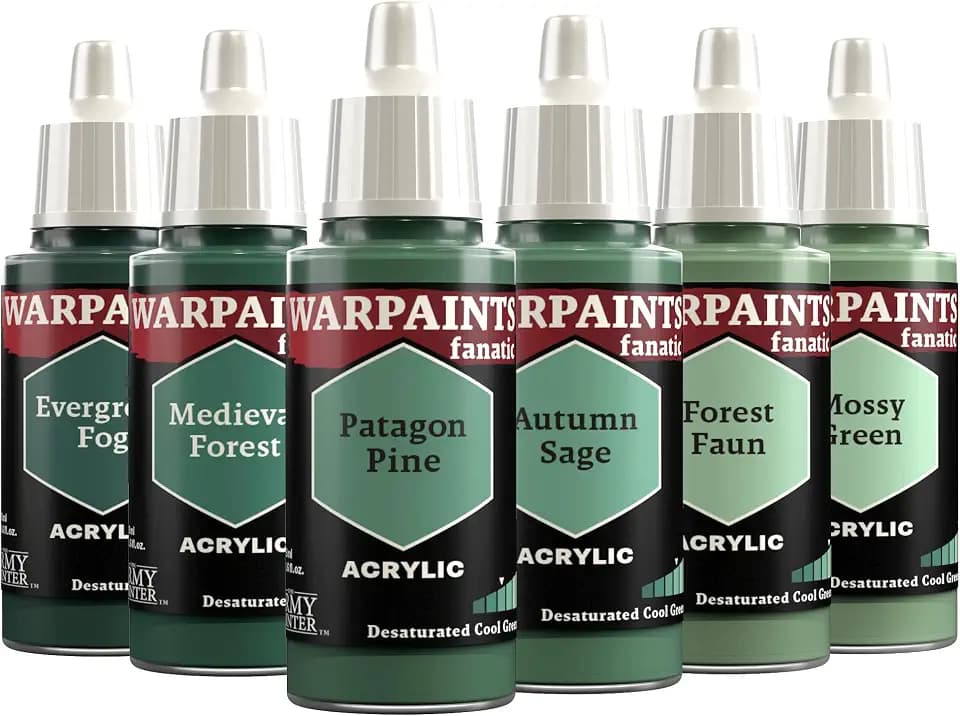 The Army Painter Flexible Triad Desaturated Cool Greens, 6x18ml Acrylfarben