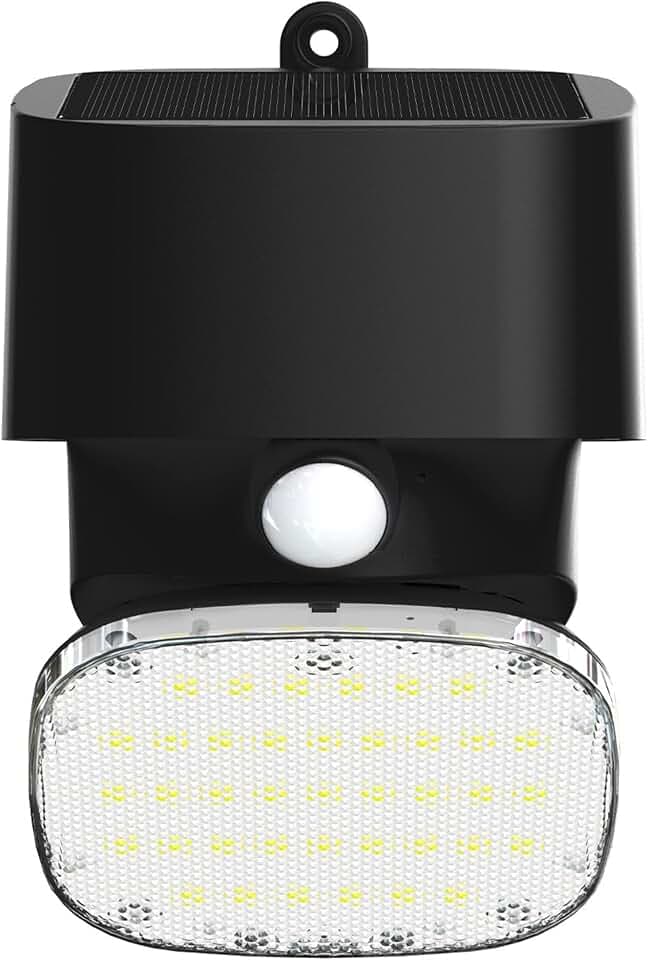 BRILOCK Solarstrahler, leistungsstarke Beleuchtung, LED, 2000 lm, weiß, mit Bewegungsmelder, Höhe 15 cm