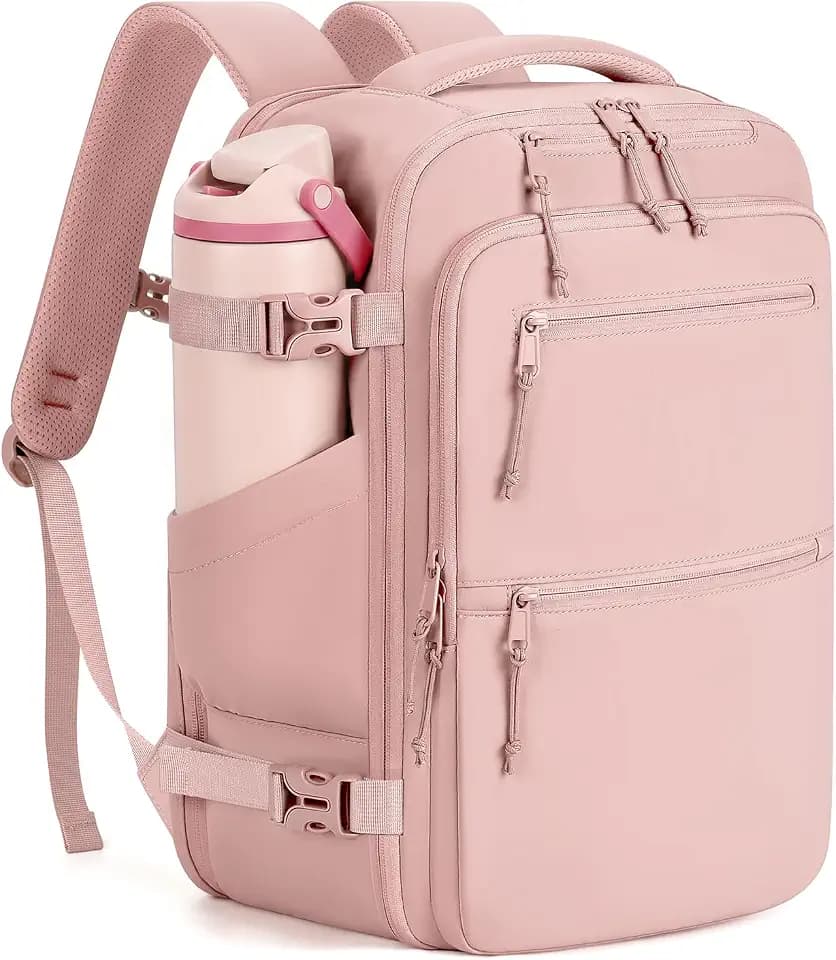 mibasies 30L Airline Approved Travel Carry On Backpack, fit 15.6" Laptop