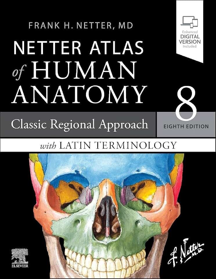 LATIN TERMINOLOGY Netter Atlas of Human Anatomy: Classic Regional Approach with Latin Terminology: paperback + eBook (Netter Basic Science)
