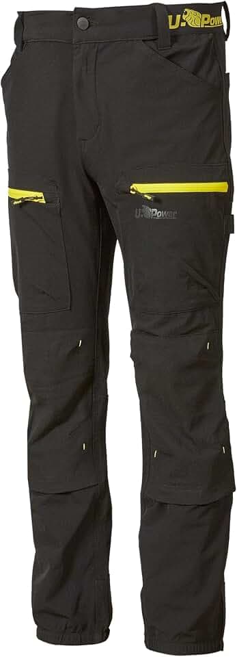 Upower Herren Black Carbon Hosen-Set