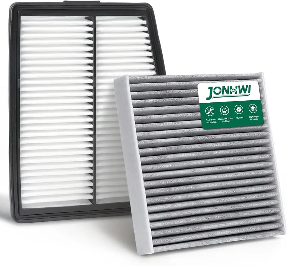 Cabin & Engine Air Filter Kit for Santa Fe (2021-2026), Sonata (2020-2026), Tucson (2022-2026), Sorento (2021-2026), Sportage (2023-2026), Replace 97133-L1000, 28113-L5100 (Hybrid)