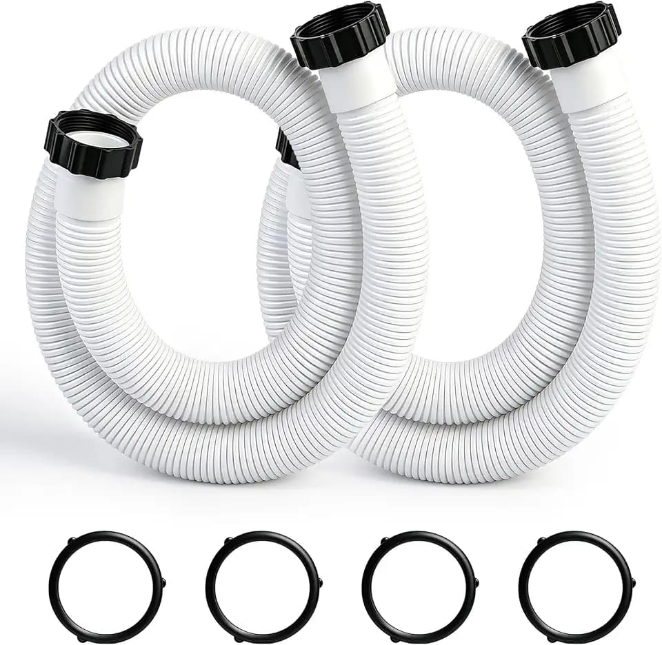 2 pcs 1.5" Above Ground Pool Hose, 59" Long, 29060E Pool Hose