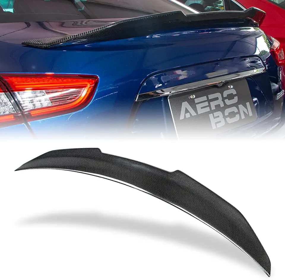Real Carbon Fiber Trunk Spoiler for 2014-2024 Maserati Ghibli Sedan