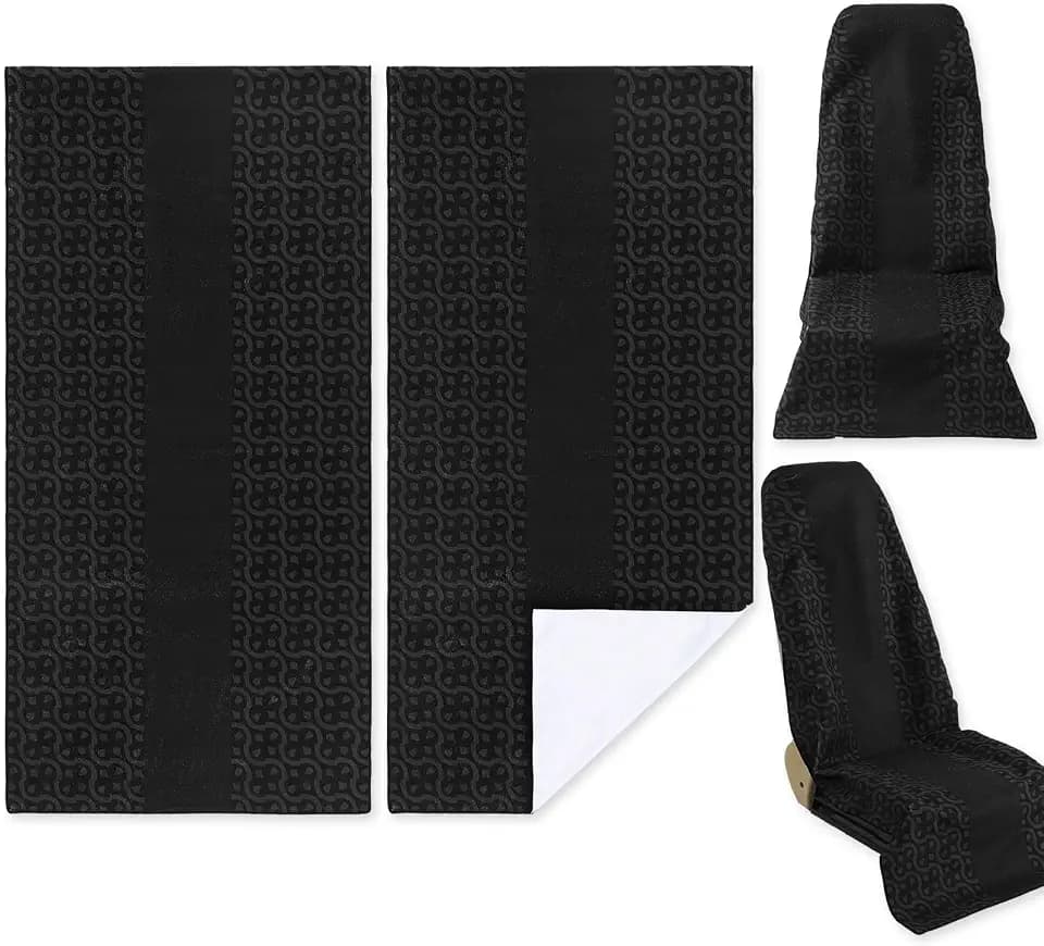 Hahafelt 2 Pcs Car Seat Towel Cover Running Towel Seat Cover, Midnight