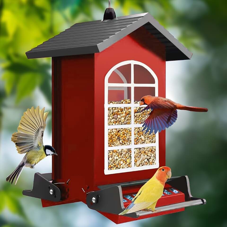 Bird Feeder Squirrel Proof Metal Hanging