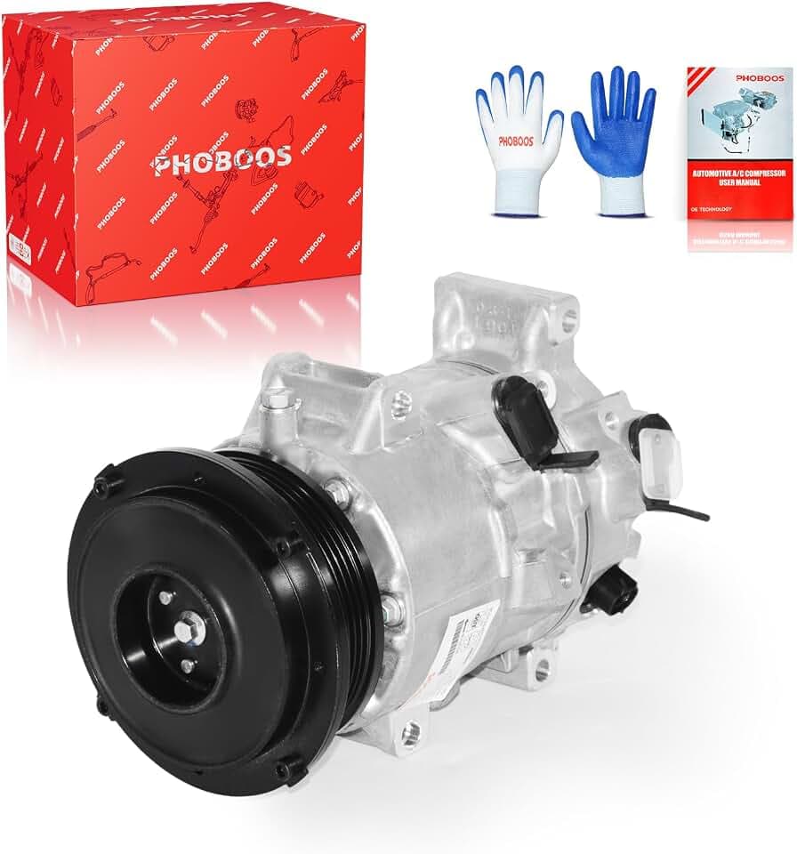 PHOBOOS A/C Compressor with Clutch Compatible with Toyota Camry