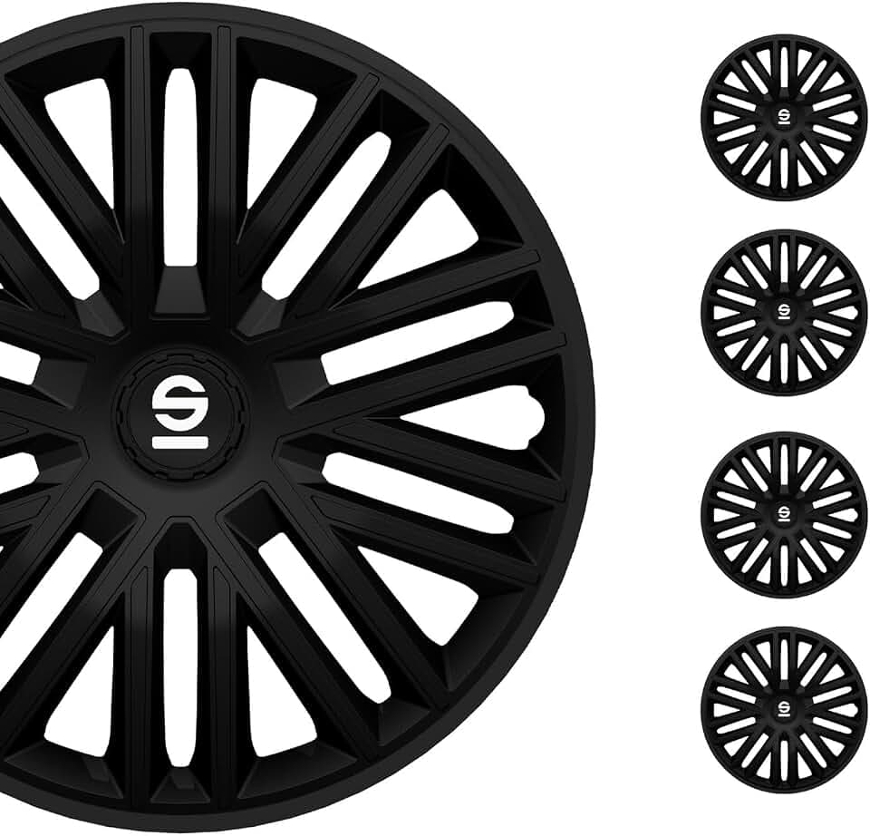 SPARCO Radkappe 14" Zoll Radzierblenden Satz schwarz SPC1485BK