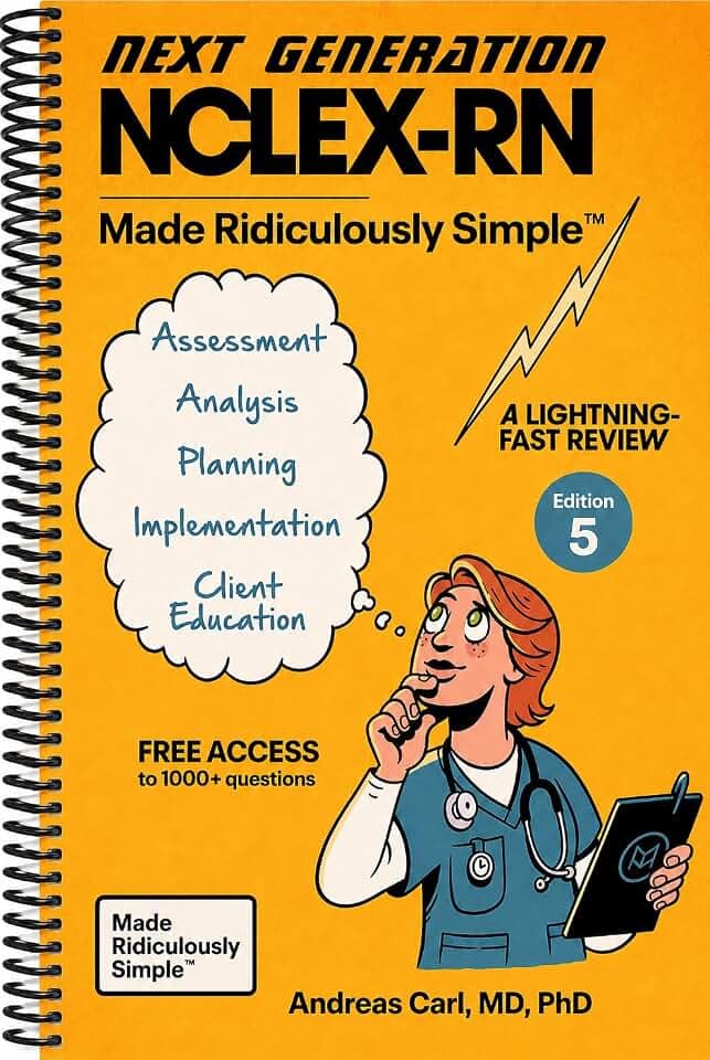 NCLEX-RN Made Ridiculously Simple: Next Generation Color Edition