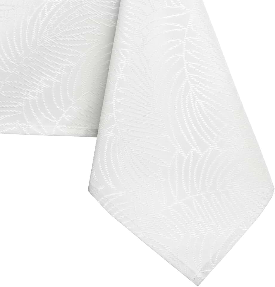 AmeliaHome 80x80 cm Tischdecke Tischtuch Tafeldecke Fleckschutz Gaia
