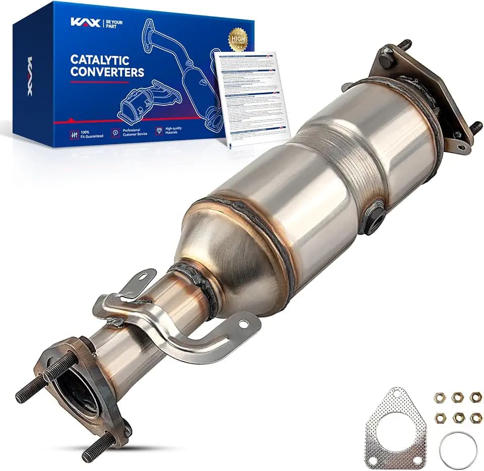 KAX Catalytic Converter Kit Compatible with Honda Accord 2003-2007 2.4L High Flow Catalytic Convertor OE 16299(EPA Compliant)