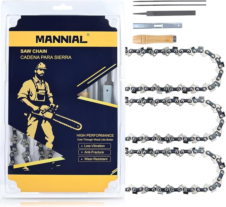 3Pack 14" Chainsaw Chain Fits Husqvarna 120,Ryobi RY3714 3/8"LP .050" 52DL
