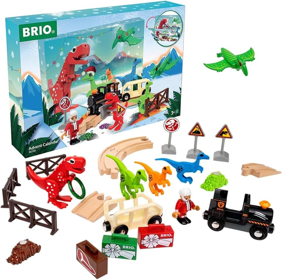 BRIO World 36120 Adventskalender | Eisenbahn-Zubehör für Kinder ab 3 Jahren, kompatibel Eisenbahnsets & Zubehör