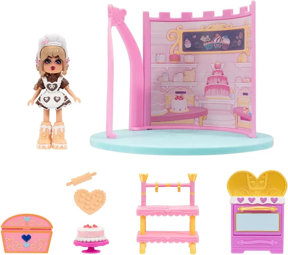 Royale High Baking Class Playset - 1 Doll, 6 Accessories - Fits Inside Castle Playset - Virtual Item Code Included - Ages 5+
