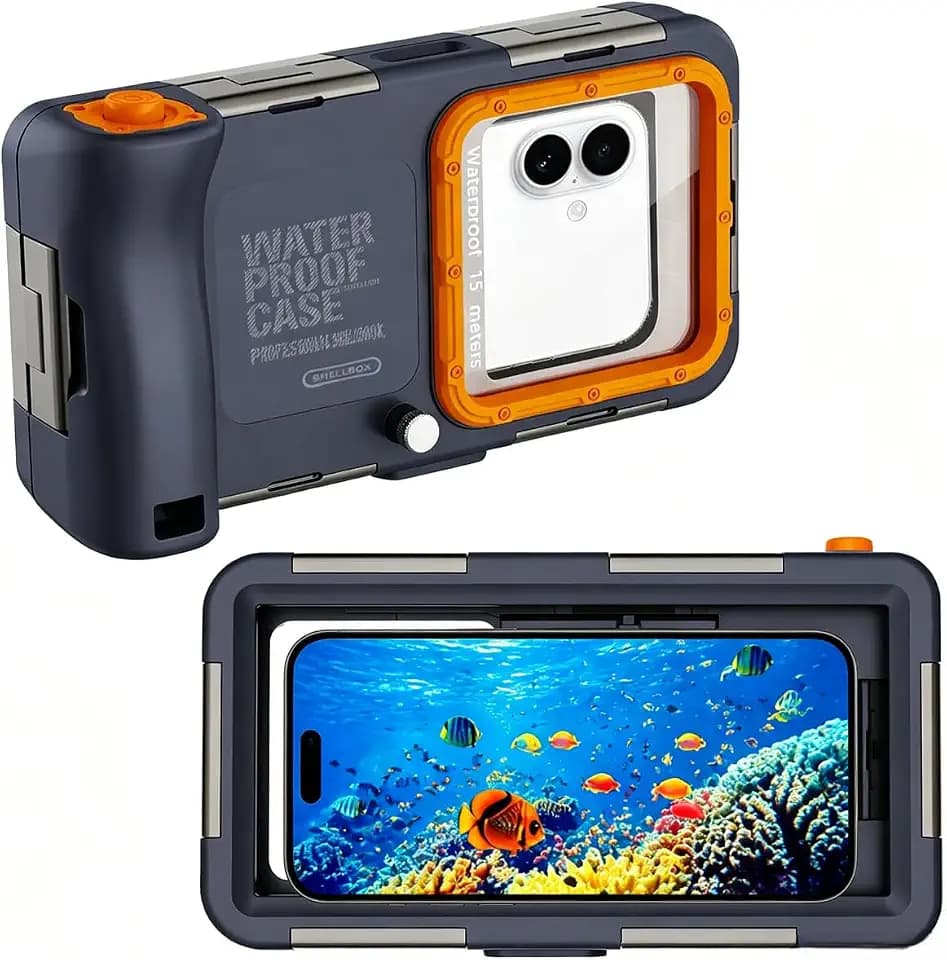 Underwater Diving Phone Case for iPhone 17/16/15/14/13 Pro Max, IP68 50FT