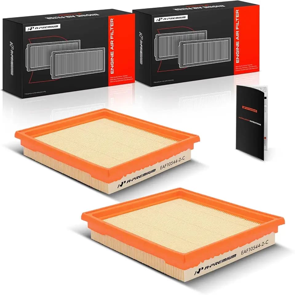 A-Premium 2-PC Engine Air Filter Compatible with Infiniti & Nissan Models