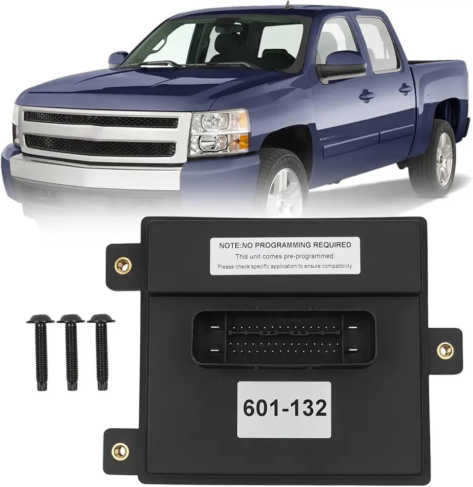 Dasbecan Fuel Pump Driver Module Compatible with 2007-2009 Chevrolet Silverado GMC Sierra 2008-2009 Chevy Tahoe Pre-Programmed Fuel Pump Flow Control Module Replace# 601-132 20759945