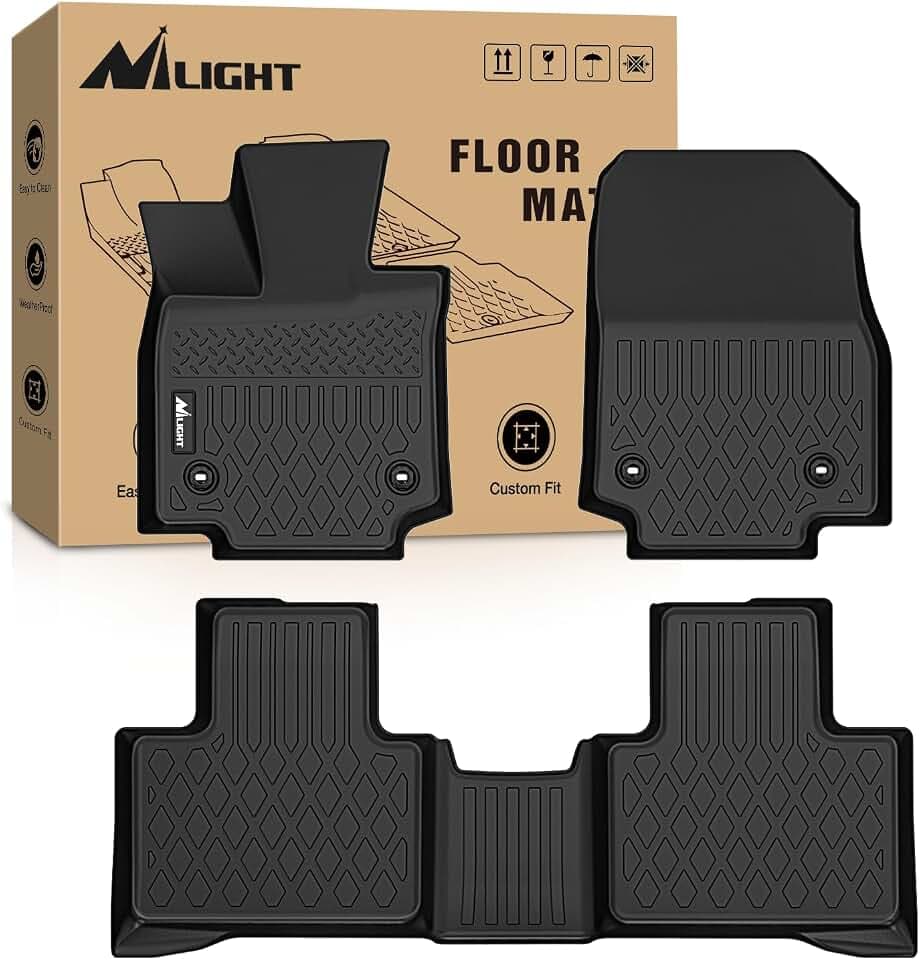 Nilight TPE Floor Mats for Lexus RX RX350 RX350h RX500h 2023 2024 2025 2026