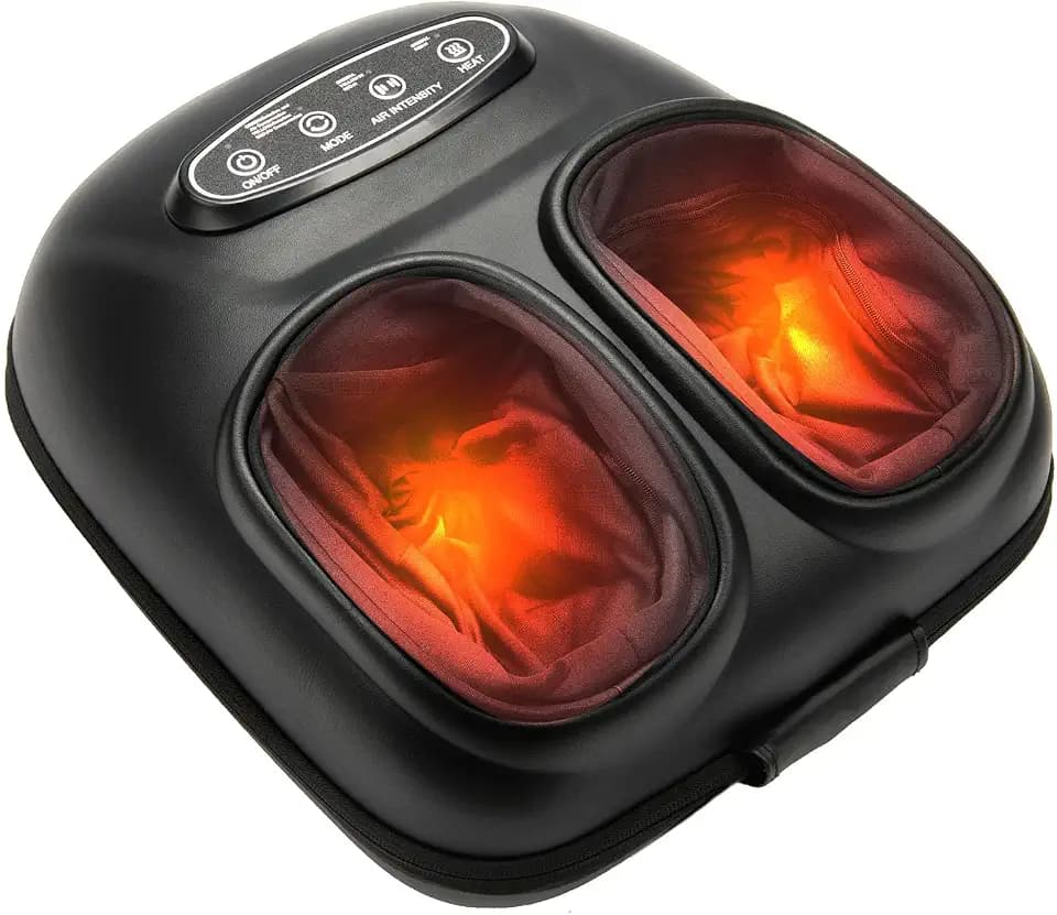 LINGTENG Shiatsu Foot Massager with Heat and Compression