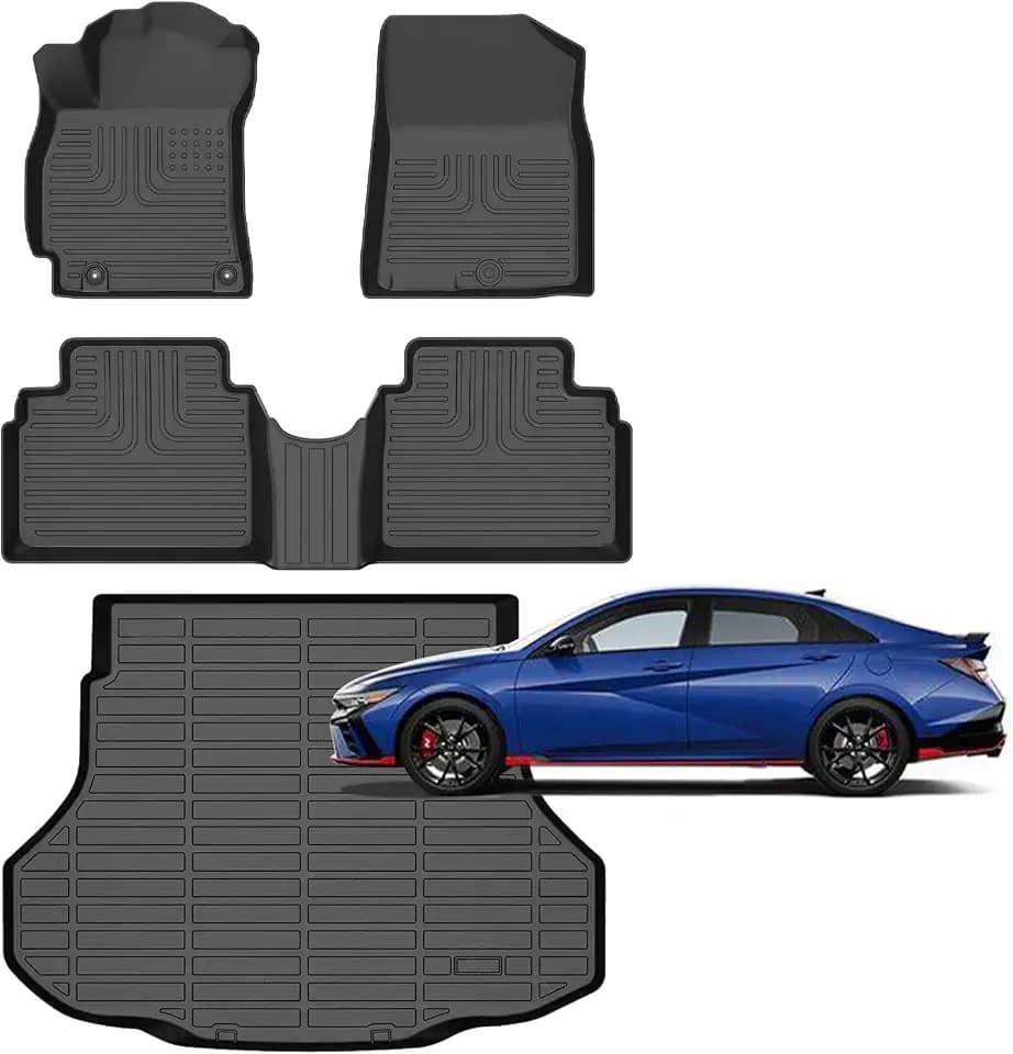 for Hyundai Elantra Car Floor Mats 2021-2026