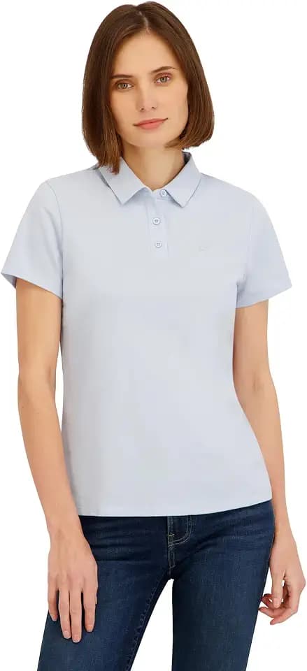 Spyder Women's Weekender Plated Short Sleeve Jersey Polo Top