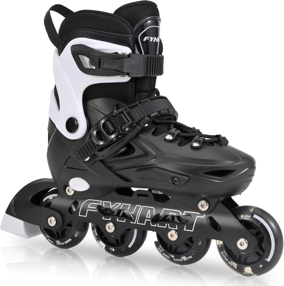 Inliner Damen Inline Skates Kinder/Jugendliche & Erwachsene, Schwar