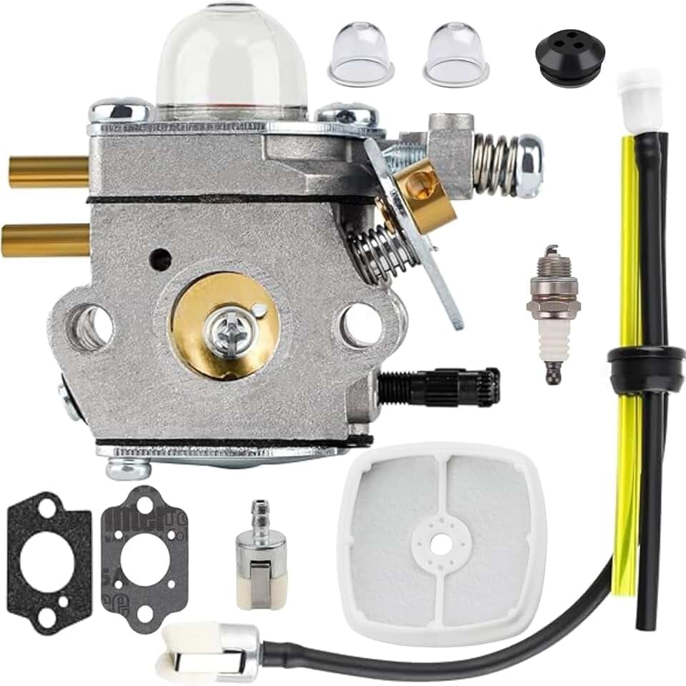 SRM 2100 Carburetor Tune Up Kits Fits for Echo SRM2100 SRM2400 SRM-2400 GT2400 GT2000EZR GT2000 PE2000 GT2000R PPF2100 PP1200 PAS2000 Trimmer Parts Replace C1U-K4 C1U-K52 C1U-K29