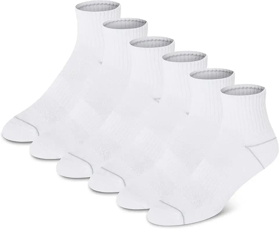 Champion Women's Quarter Socks – 6-pack Cushioned Athletic Socks With Moisture-wicking, Arch Support (Size 4-10)