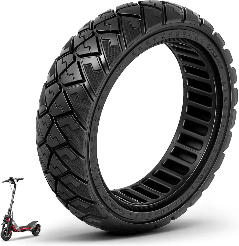 70/60-7,5 Vollreifen für Segway ZT3 Pro D, ZT3 Pro E, ZT3Pro, für Ninebot MAX G3 D Elektroroller Ersatzreifen Vollgummireifen Anti-Rutsch Off-Road Solide Reifen Pannensicher (1 Stück)