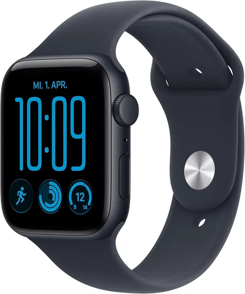 Apple Watch SE 3 GPS, 44 mm Aluminiumgehäuse Mitternacht