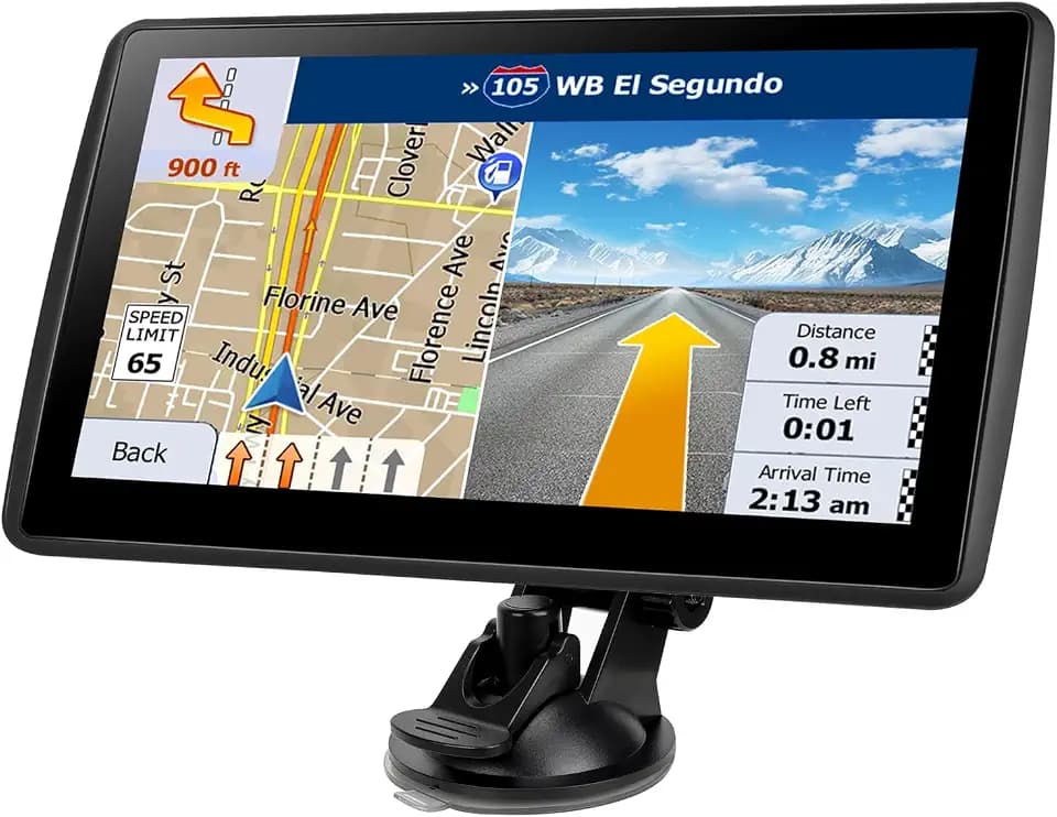 7 Inch GPS Navigator for Car Truck RV, 2026 Latest Map GPS for Car with Free Lifetime Updates