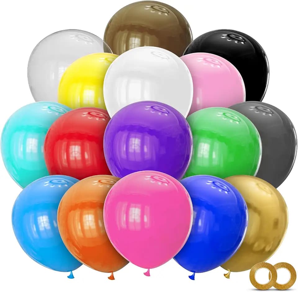 32pcs Big Balloons Assorted, 18 Inch Large Latex Giant Heavy Duty Balloons for Birthday Wedding Baby Shower Decorations