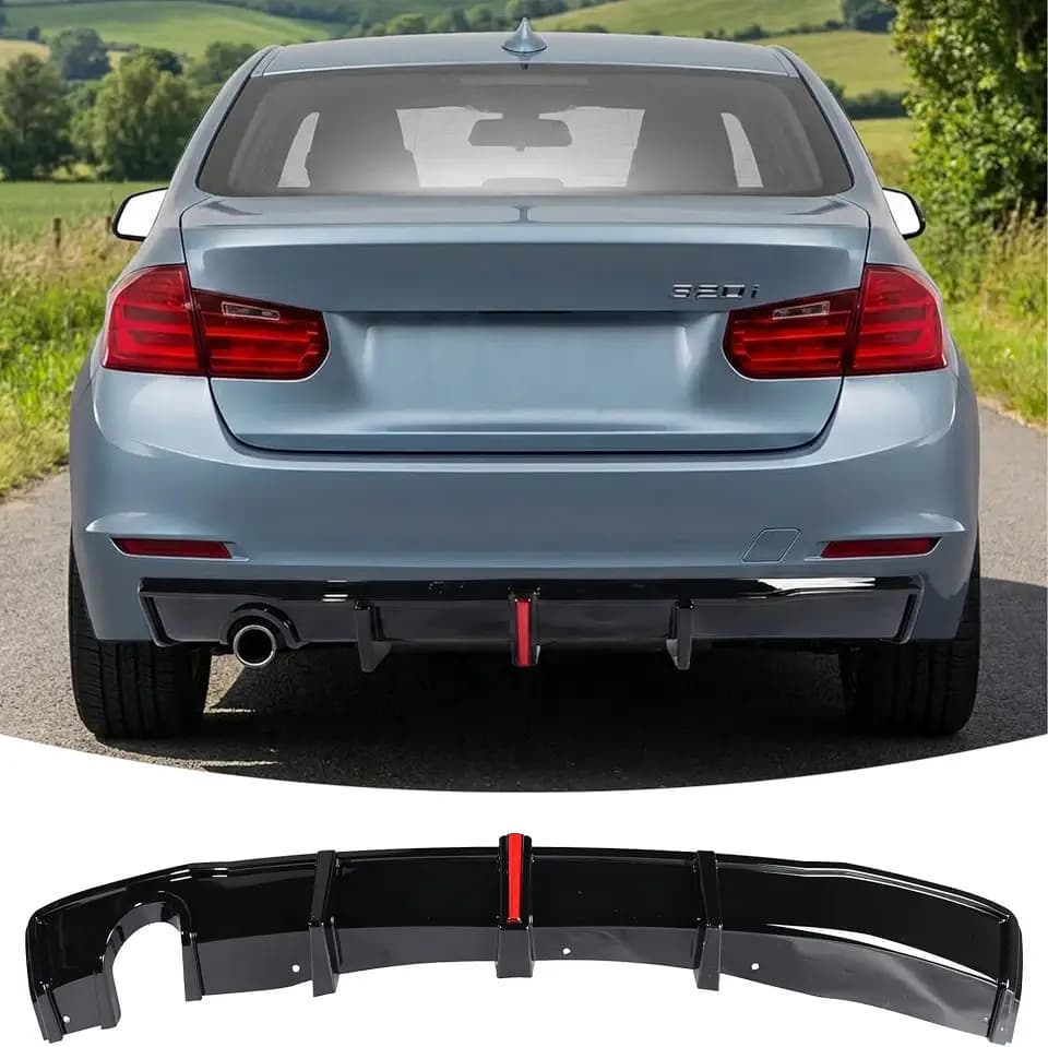 Rear Diffuser w/Light for BMW 3 Series F30 2012-2015 Accessories