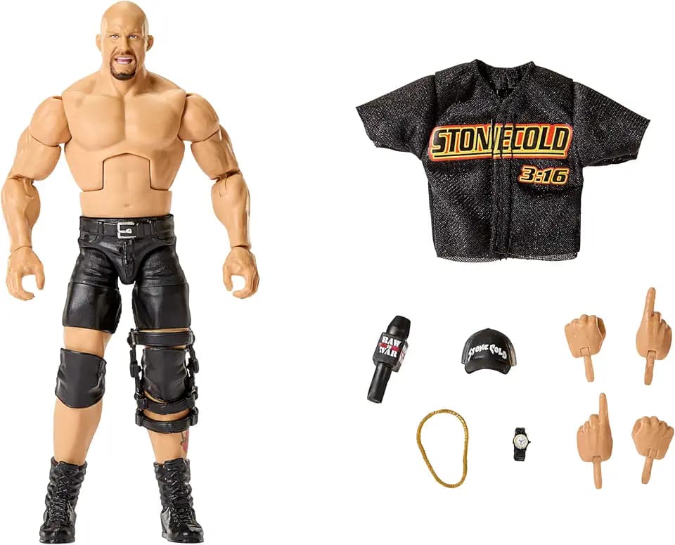 Mattel WWE Elite Action Figure & Accessories, Series #122 Set