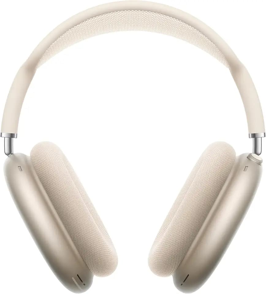 Apple AirPods Max 2 kabellose Over-Ear Kopfhörer, Aktive Geräuschunterdrückung, Adaptives Audio, Personalisiertes 3D Audio, Live Übersetzung – Polarstern ​​​​​​​