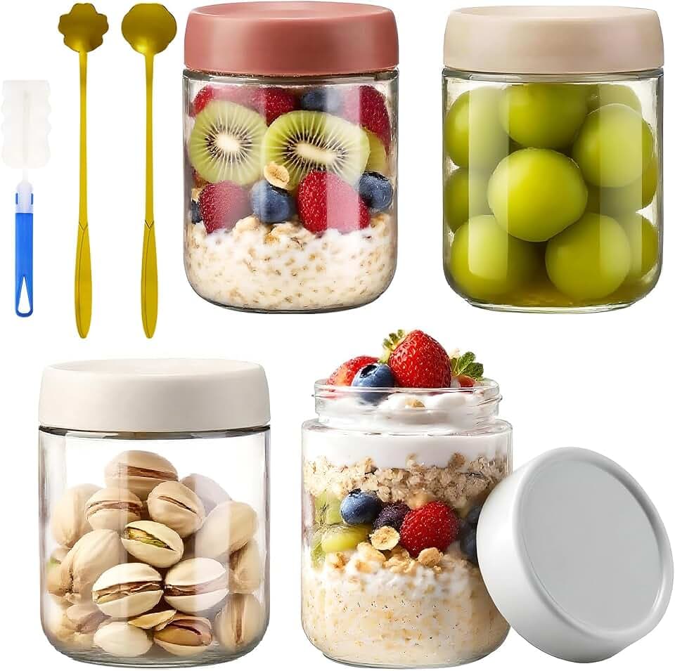 Priksia Overnight Oats Gläser 480ml (6)