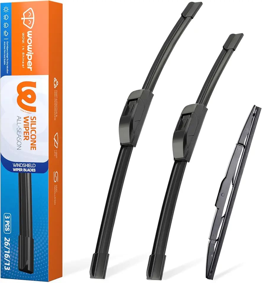 Silicone Windshield Wipers Fits Honda CR-V 2012-2016 (Set of 3)