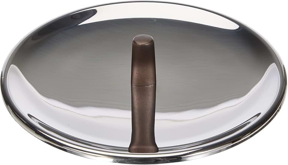 Alessi edo | PU200/20 Deckel aus Edelstahl, Edelstahl mit PVD-Beschichtung, braun