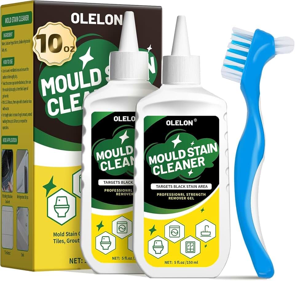 OLELON Mold Stain Remover Gel for Washing Machine Cleaner and Tile Grout