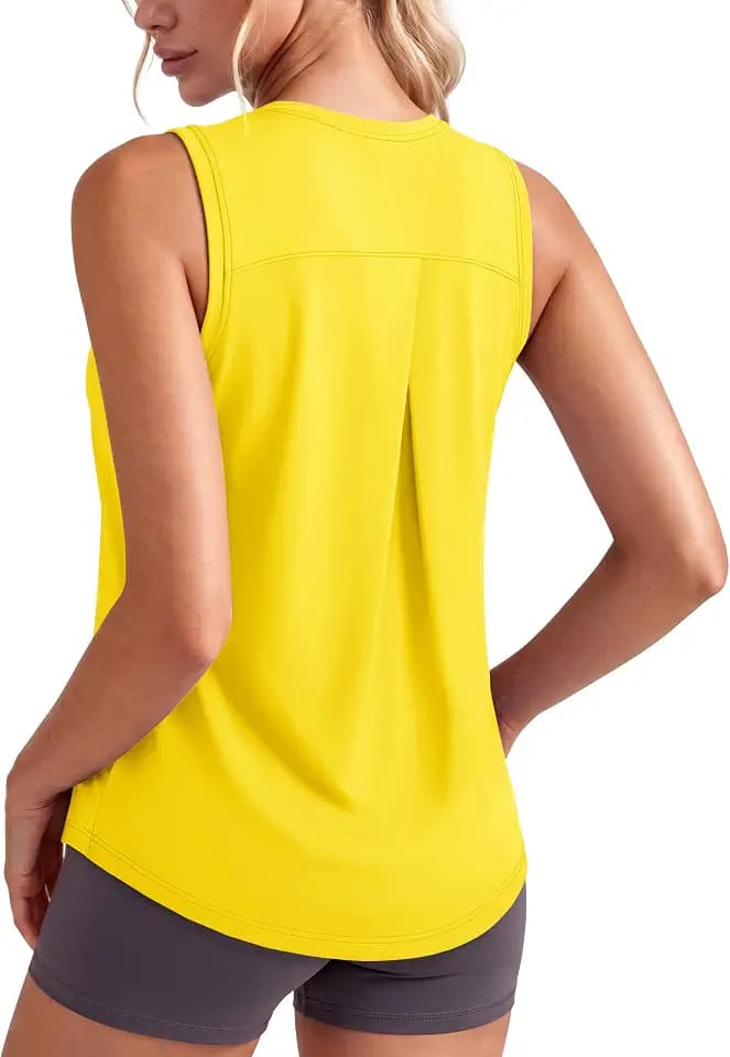 MAGCOMSEN Workout Tank Tops for Women Athletic Sleeveless Shirt Quick Dry