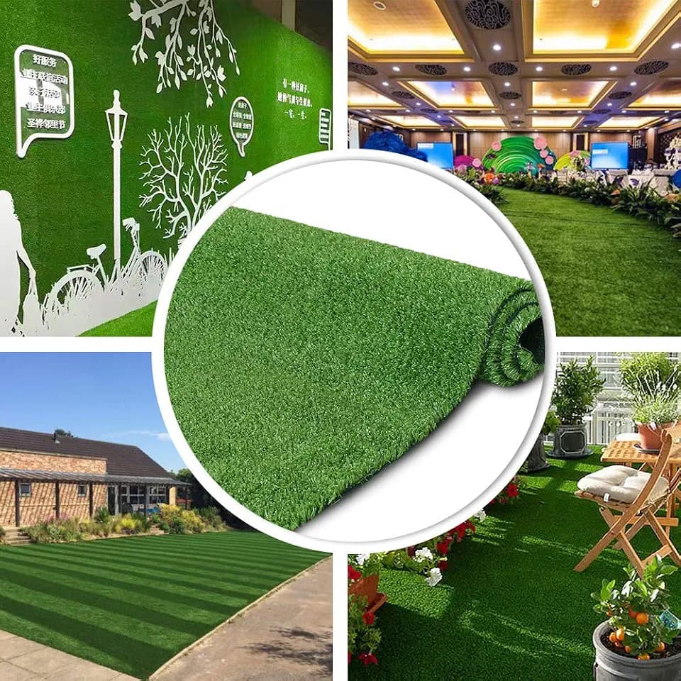 Petgrow Synthetic Artificial Grass Turf 7FTX15FT,Indoor Outdoor Custom Size